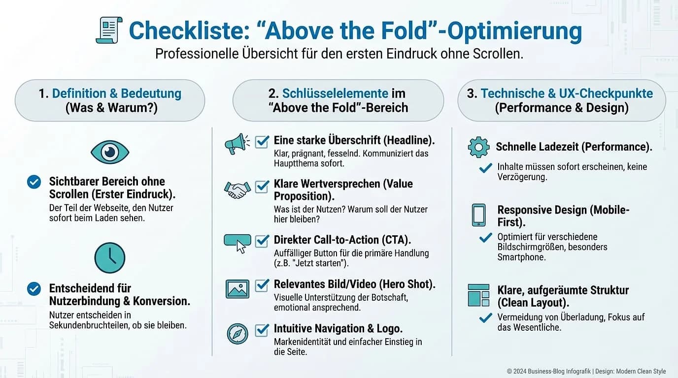 Infografik: Above the fold