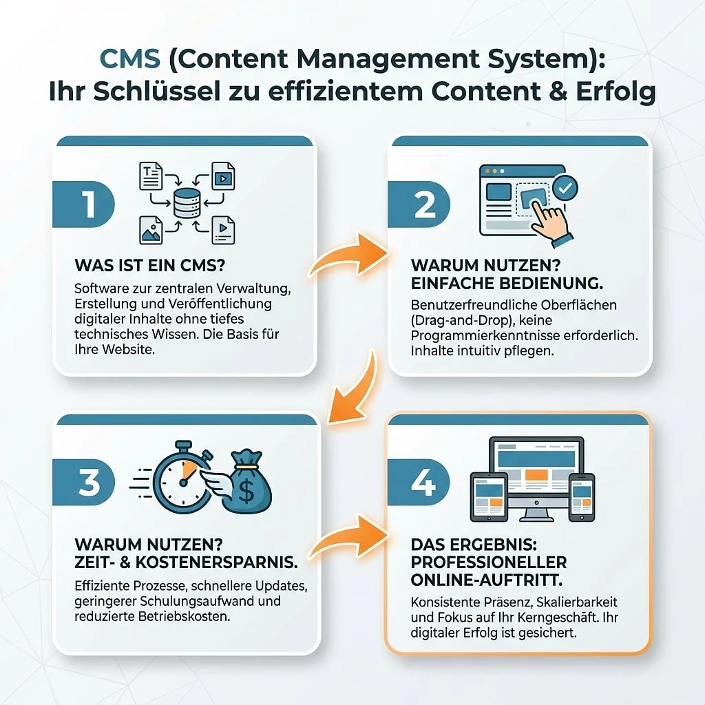 Infografik: CMS (Content Management System)