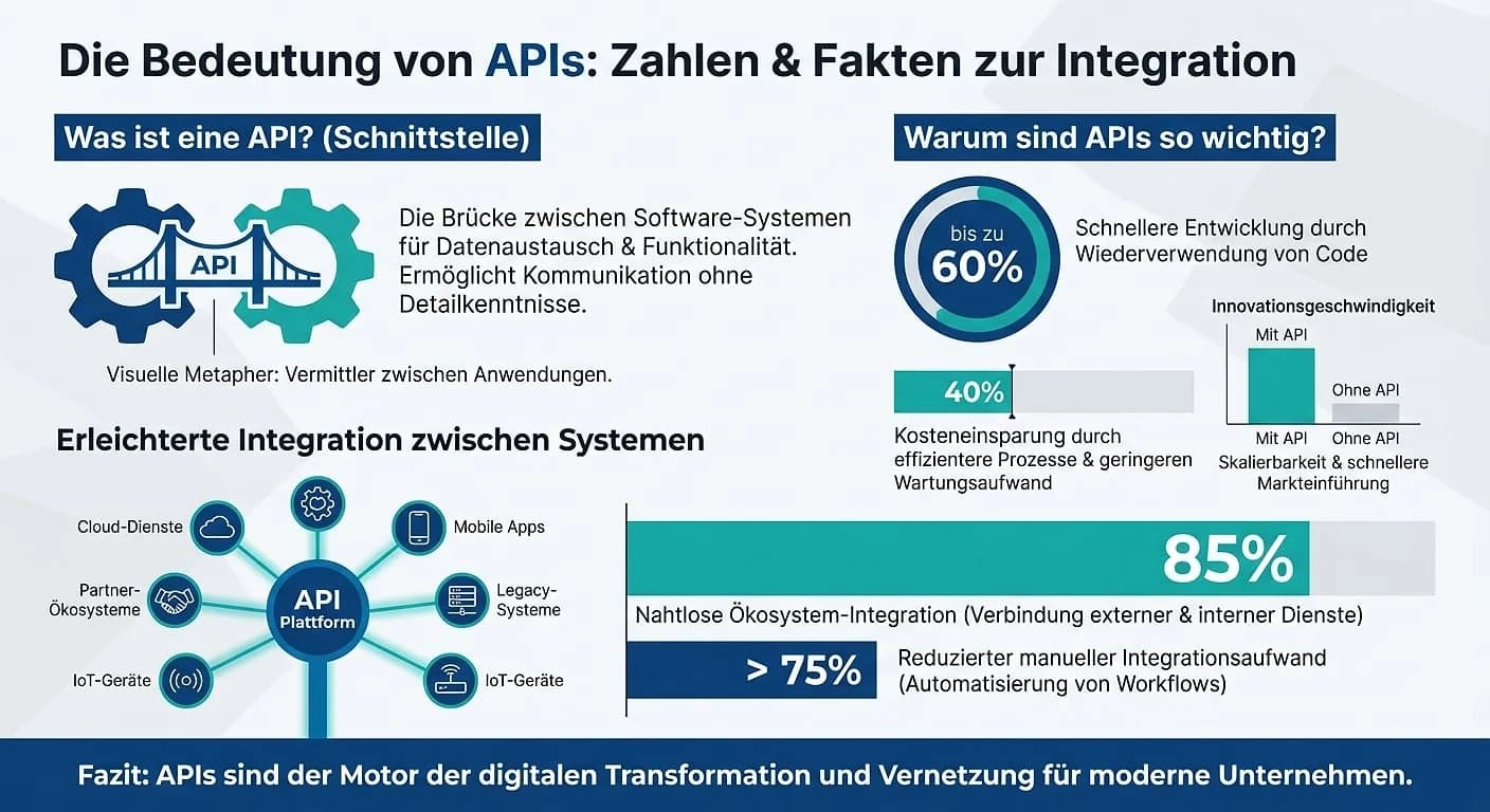 Infografik: API (Application Programming Interface)