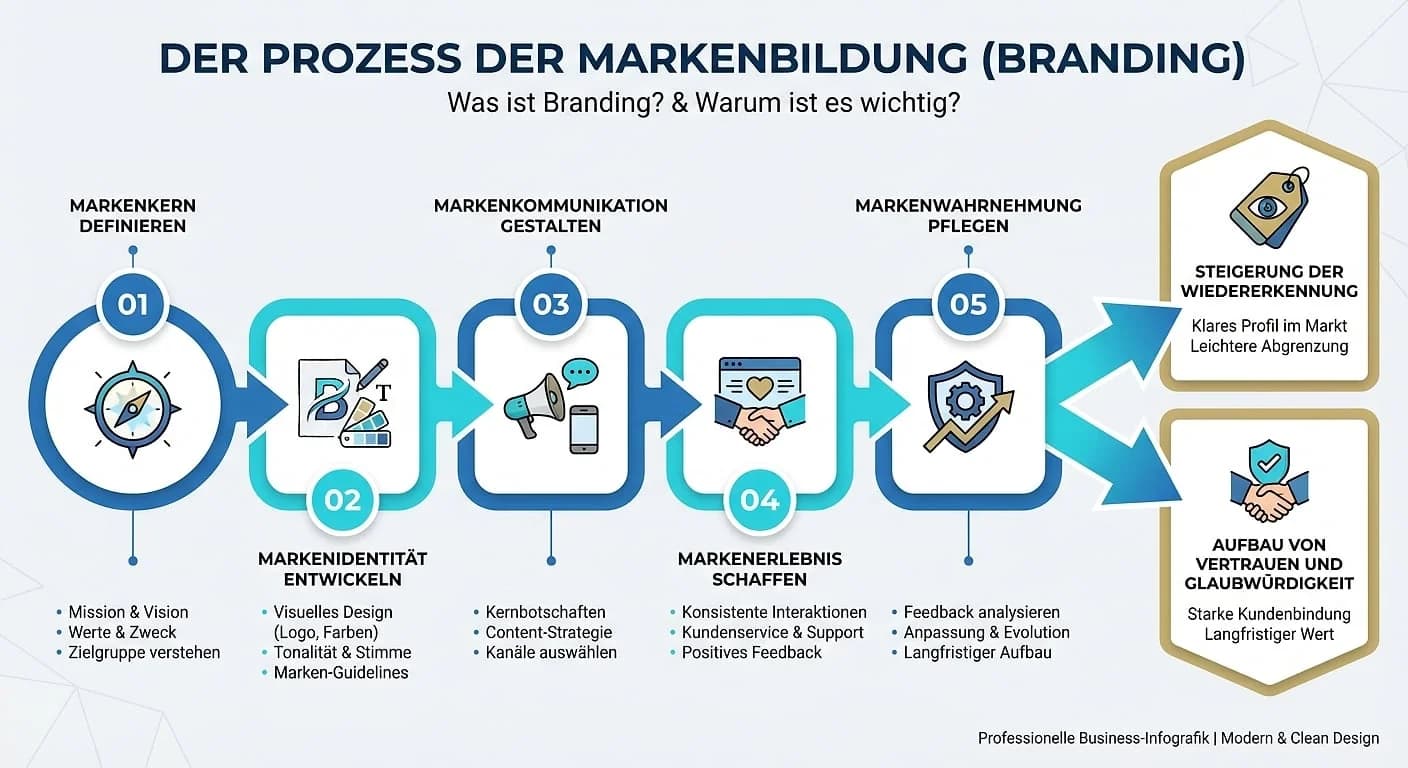 Infografik: Branding (Markenbildung)