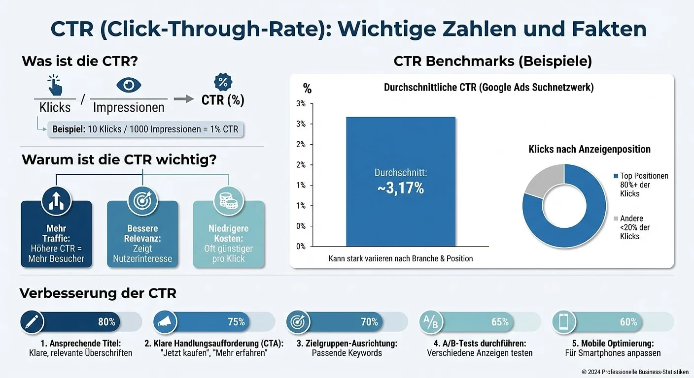 Infografik: CTR (Click-Through-Rate)
