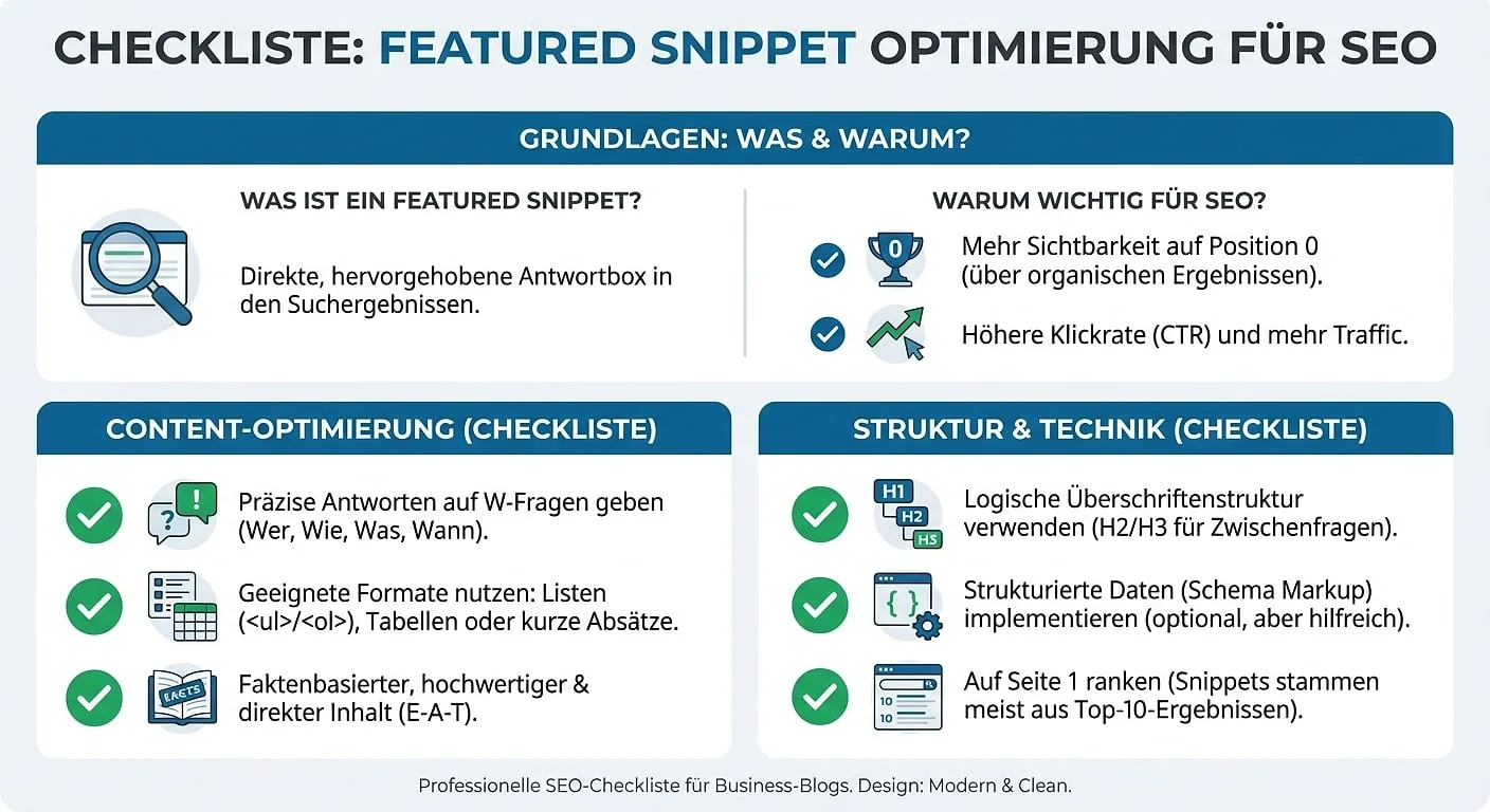 Infografik: Featured Snippet
