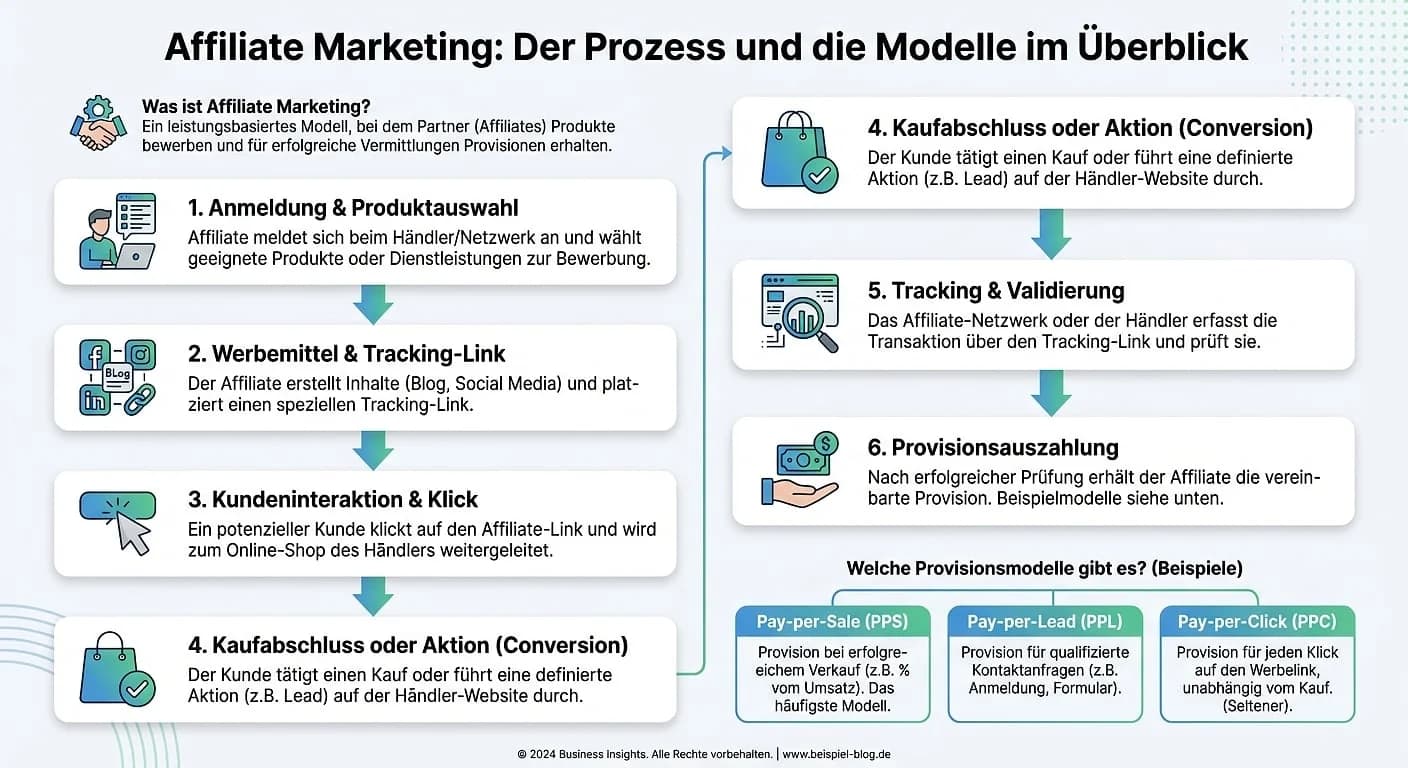 Infografik: Affiliate Marketing
