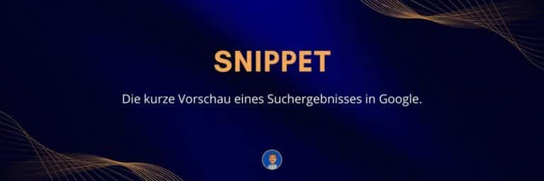 Snippet Die kurze Vorschau eines Suchergebnisses in Google